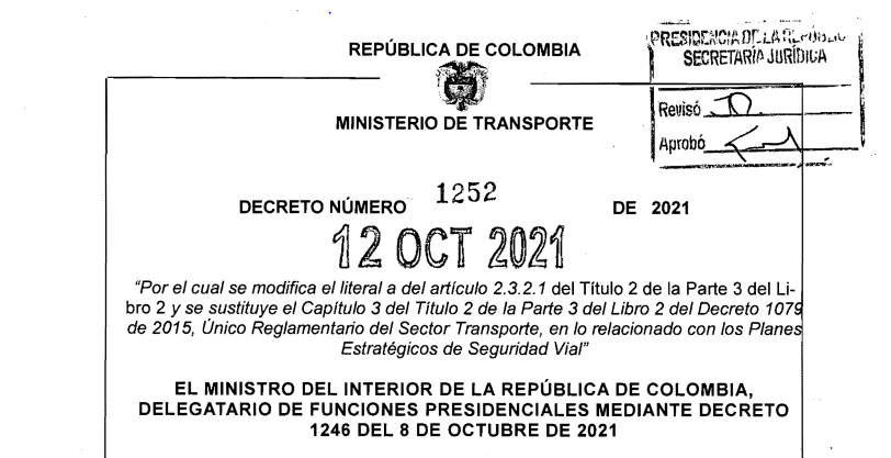 DECRETO 1207 DEL 5 DE OCTUBRE DE 2021