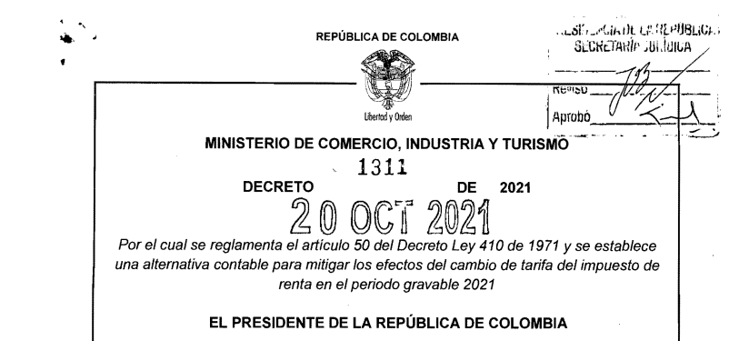 DECRETO 1207 DEL 5 DE OCTUBRE DE 2021