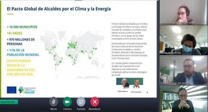 Avanza construcción de la Estrategia Nacional del Pacto Global de Alcaldes por el Clima y la Energía GCoM
