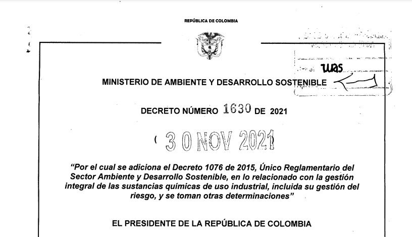 DECRETO 1630 DEL 30 DE NOVIEMBRE DE 2021