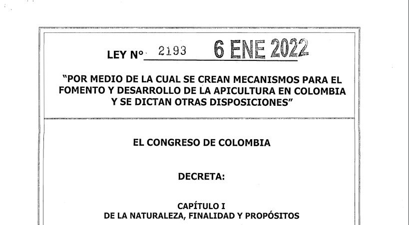 LEY 2193 DEL 6 DE ENERO DE 2022