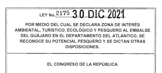 LEY 2175 DEL 30 DE DICIEMBRE DE 2021