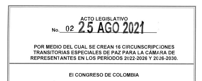 ACTO LEGISLATIVO 02 DEL 25 DE AGOSTO DE 2021