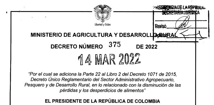 DECRETO 375 DEL 14 DE MARZO DE 2022