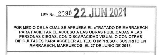 LEY 2090 DEL 22 DE JUNIO DE 2021