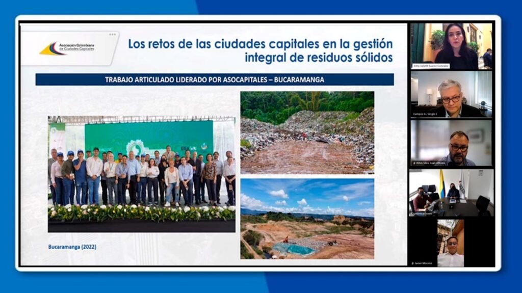 BID y Asocapitales avanzan en la exploración de estrategias sobre gestión integral de residuos y gobernanza del agua en las capitales