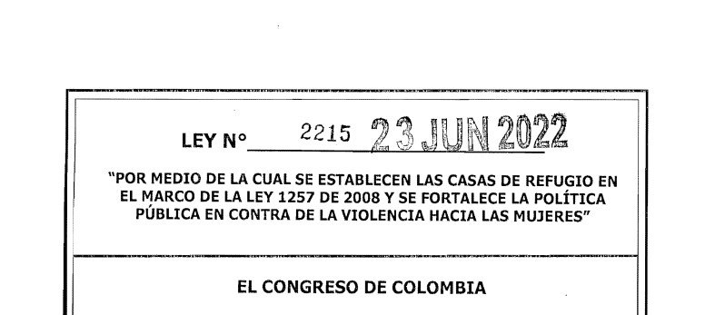 LEY 2215 DEL 23 DE JUNIO DE 2022