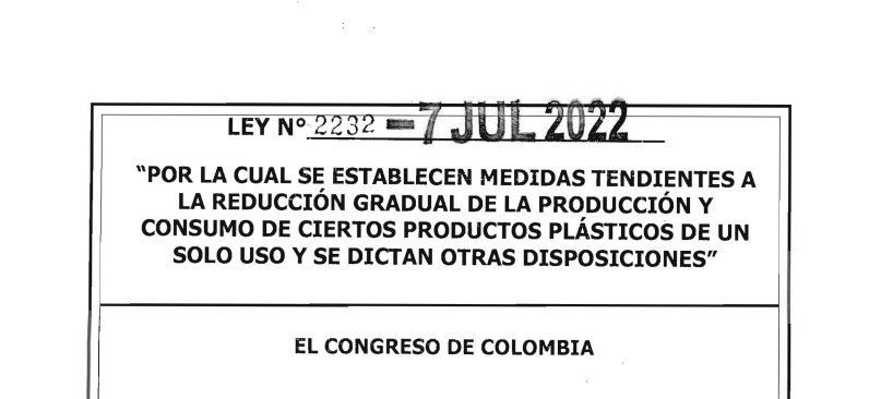 LEY 2232 DE 07 DE JULIO DE 2022