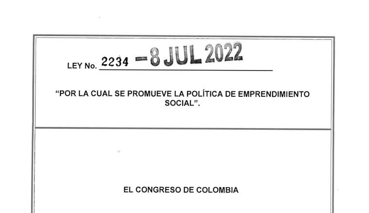 LEY 2234 DE 08 DE JULIO DE 2022