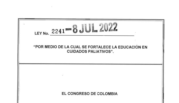 LEY 2241 DE 08 DE JULIO DE 2022