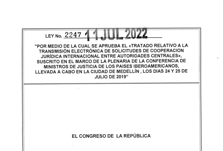 LEY 2247 DE 11 DE JULIO DE 2022