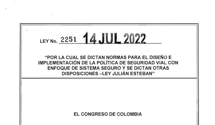 LEY 2251 DEL 14 DE JULIO DE 2022