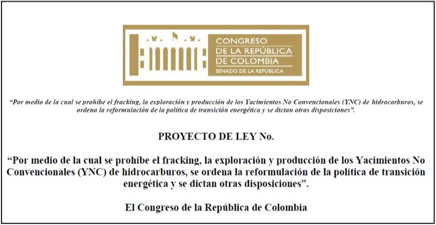 Ministerio de Ambiente radicó el proyecto de Ley que prohíbe el fracking en Colombia