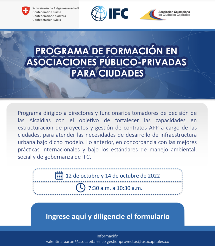 Programa de información en asociaciones público-privadas para ciudades