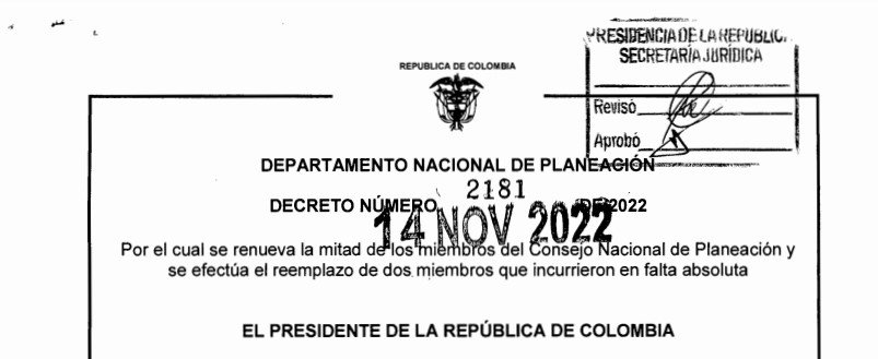 DECRETO 2181 DEL 14 DE NOVIEMBRE DE 2022