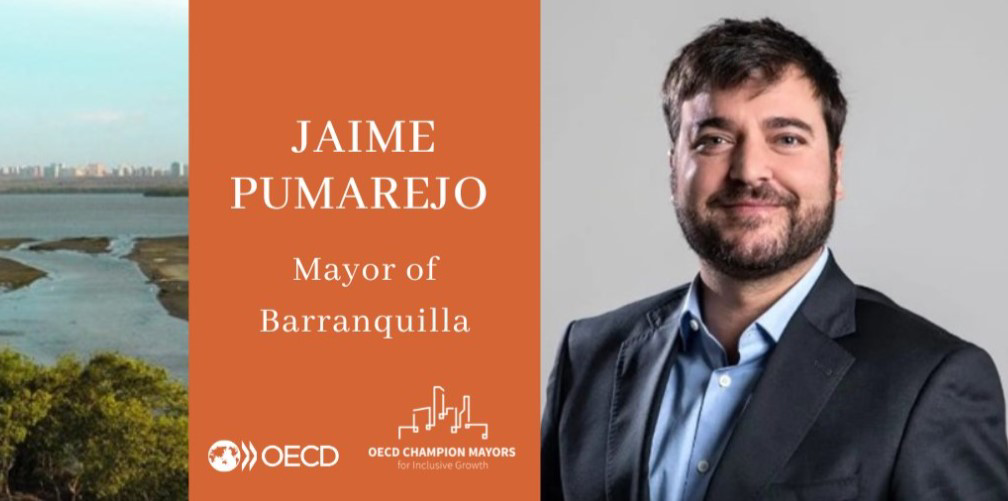 Alcalde de Barranquilla se une a la Iniciativa Champion Mayors para el Crecimiento Inclusivo de la OCDE
