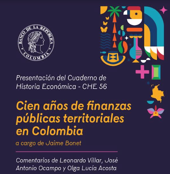 Banco de la República presenta el libro “Cien años de finanzas públicas territoriales en Colombia”