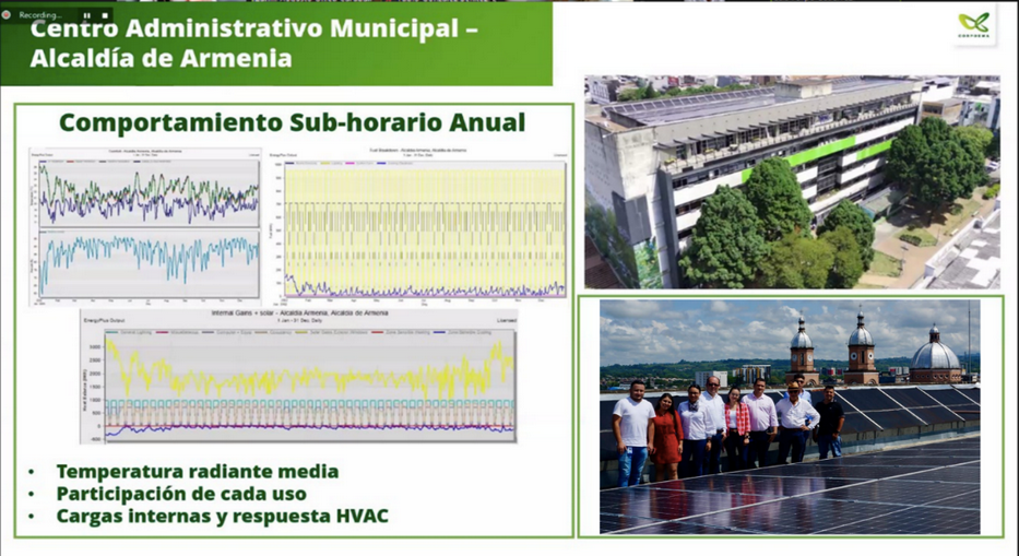 La alcaldía de Armenia, Asocapitales y el BID avanzan en el proyecto piloto de descarbonización y uso eficiente de energía