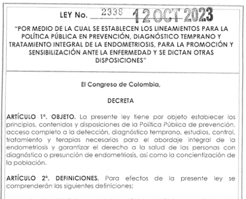 LEY 2338 DEL 12 DE OCTUBRE DE 2023