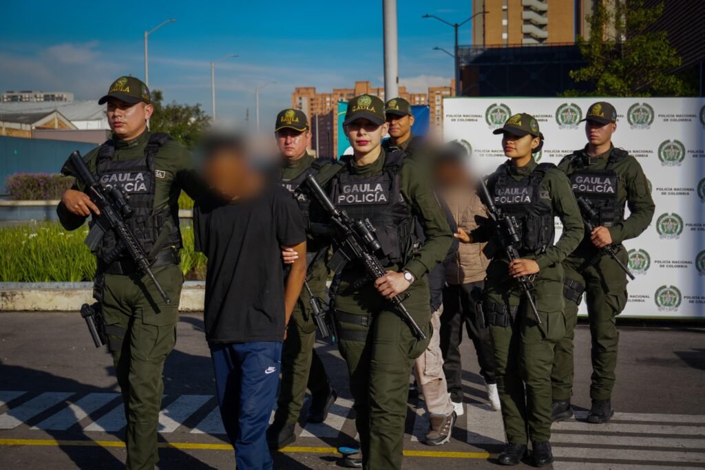 Capturas Policía Metropolitana de Bogotá