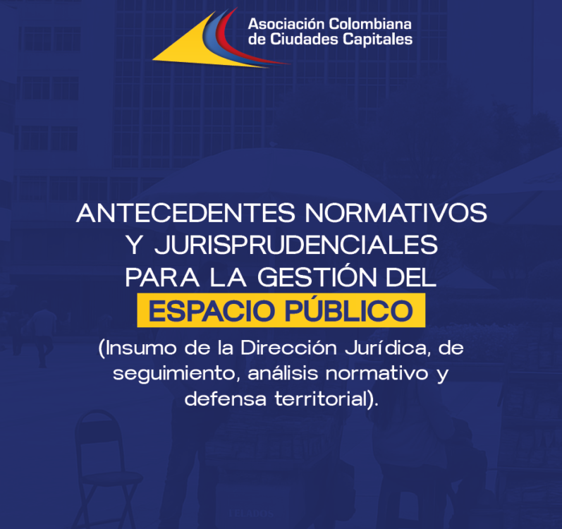 Antecedentes normativos y jurisprudenciales para la gestión del espacio público